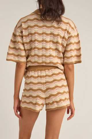 Aries Stripe Knit Short (Natural)