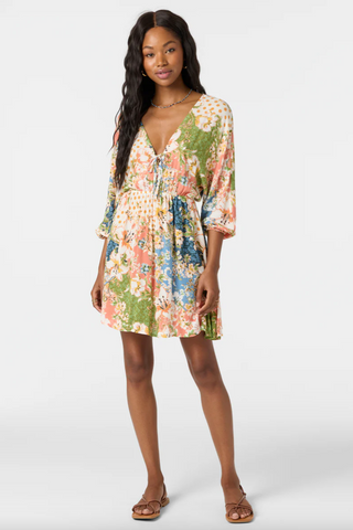 JOHANNA LUA FLORAL SHORT DRESS (MUL)