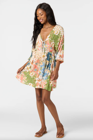 JOHANNA LUA FLORAL SHORT DRESS (MUL)