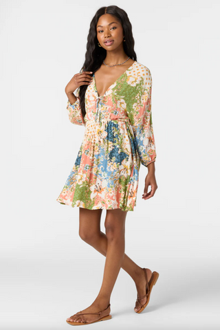 JOHANNA LUA FLORAL SHORT DRESS (MUL)