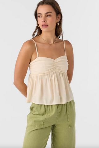 REETA SOLID SLEEVELESS TOP (IVR)