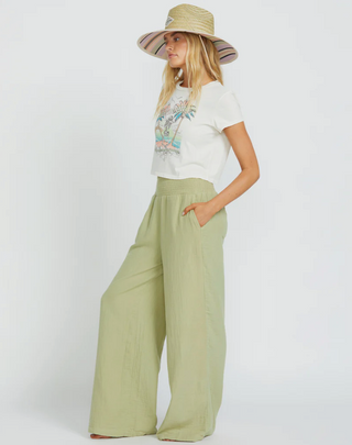 New Waves Gauze Elastic Waist Pants (AVO)