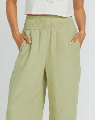 New Waves Gauze Elastic Waist Pants (AVO)