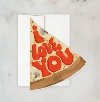 Pizza Love Greeting Card