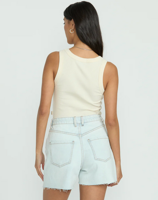 Riley Cut-Off Denim Shorts (BDH0)