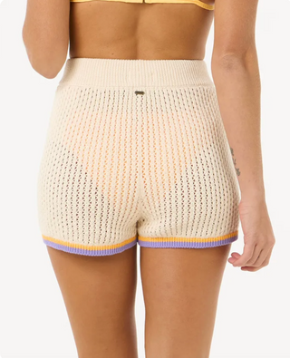 Cala Vadella Crochet Short (Off White)