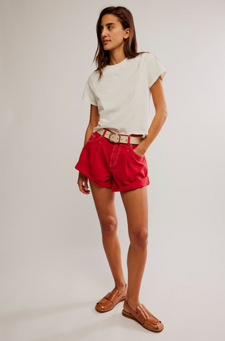 We The Free Danni Shorts (Hot Rod Red)