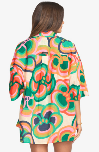 Mami Wata Beach Side - Button Down Shirt  (MUL)