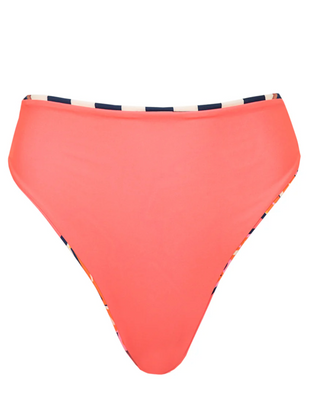 Racing Palms Opal High Rise Classic Bikini Bottom