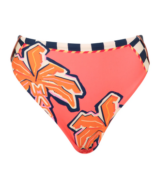 Racing Palms Opal High Rise Classic Bikini Bottom