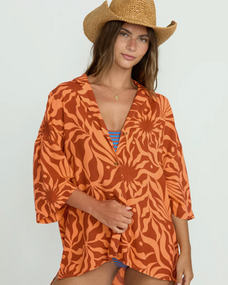 Beach Side Printed Short Sleeve Shirt (NJY0) ONLINE EXCLUSIVE