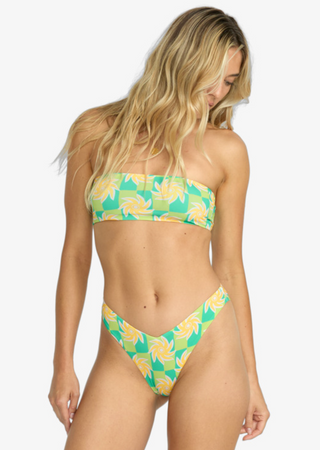 Trippin On Sun V Hike Skimpy Coverage Bikini Bottoms (MUL)