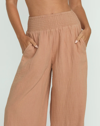 New Waves Gauze Elastic Waist Pants (RSB) ONLINE EXCLUSIVE