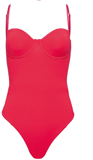 Cherry Crush Bree Cheeky Cut Underwire One Piece