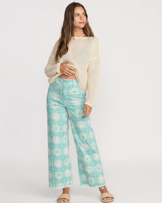 Free Fall Printed Twill Pants (MYB)