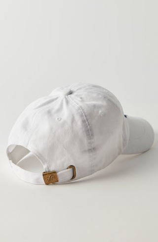 Big Buti Baseball Cap (White/Black)