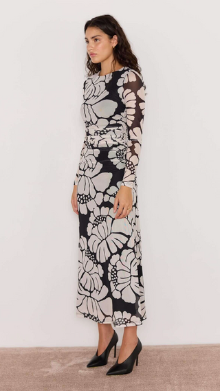 EDEN MESH MAXI DRESS