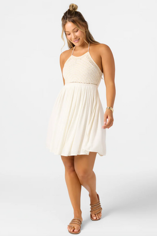 KINDRA SHORT DRESS (WHT)