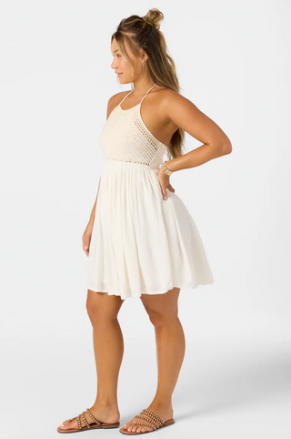 KINDRA SHORT DRESS (WHT)