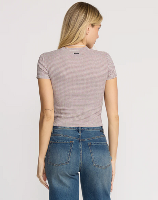 Checked Out Knit T-Shirt (ESP)