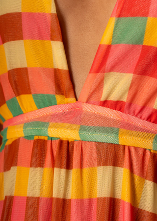 Golden Gambit Moon Bay V Long Dress