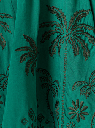 Tropical Green Parfait Short Dress ONLINE EXCLUSIVE