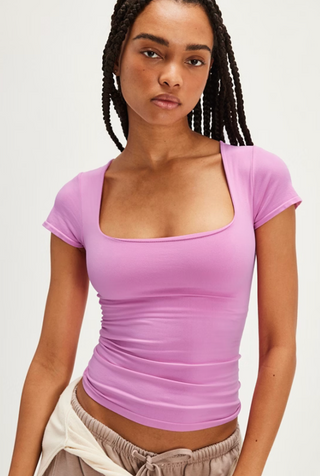 SUNFADE CLEAN LINES BABY TEE (Orchid)