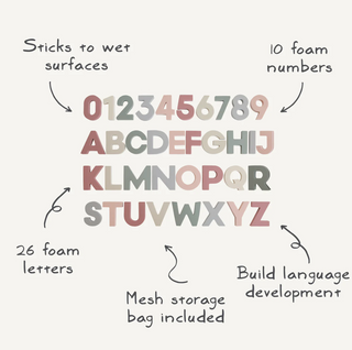 Letters & Numbers Bath Play Set (Original)