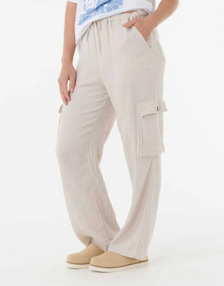 Oceanic Textured Pant (Moonbeam)