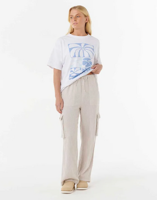 Oceanic Textured Pant (Moonbeam)