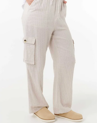 Oceanic Textured Pant (Moonbeam)