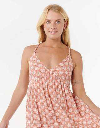 Ty Williams Knotted Maxi Dress (Brick)
