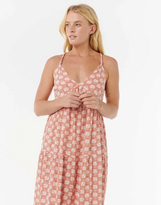 Ty Williams Knotted Maxi Dress (Brick)