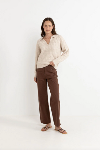 Beyond Relaxed Leg Pant (Chocolate)