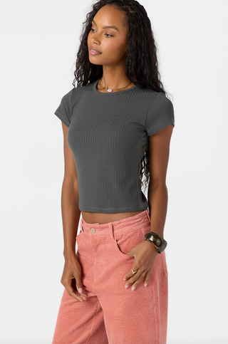 MONETTE TOP (Washed Black)