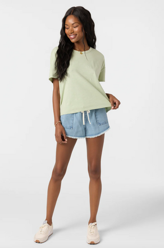 WAVELENGTH RELAXED TEE TOP (SEAFOAM)