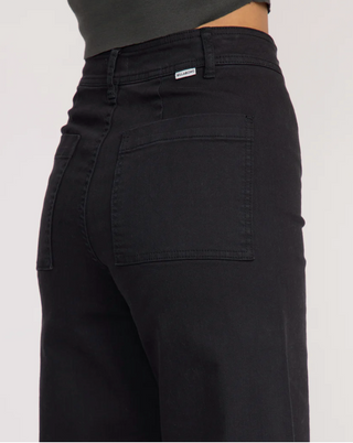 Free Fall High-Waist Pants (BLK)