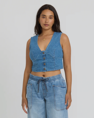 INDIGO SKIES TOP (SLW)