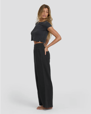 New Waves Gauze Elastic Waist Pants (BSD)