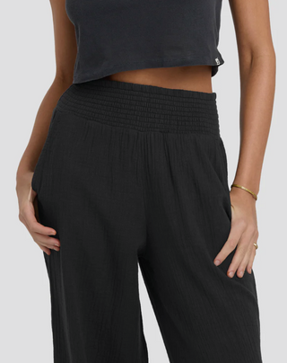 New Waves Gauze Elastic Waist Pants (BSD)