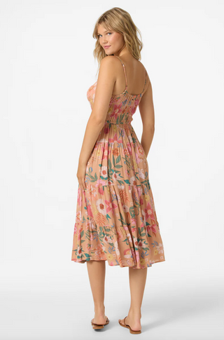 ESTHER CAMELLA MIDI DRESS (Cork)