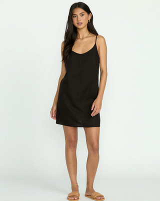 Summer Love Mini Slip Dress (Black)