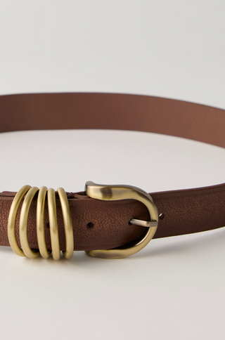 RORI LEATHER BELT (COGNAC)