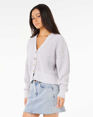 Neon Isles Cardigan (Grey)