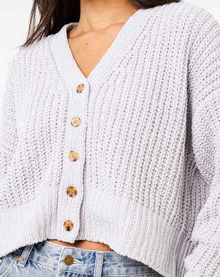 Neon Isles Cardigan (Grey)