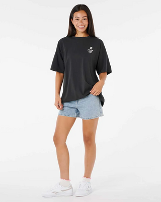 Luau Heritage Tee (Washed Black)