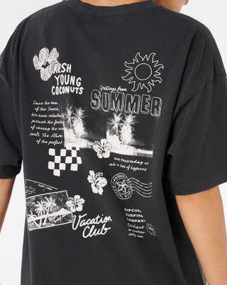Luau Heritage Tee (Washed Black)