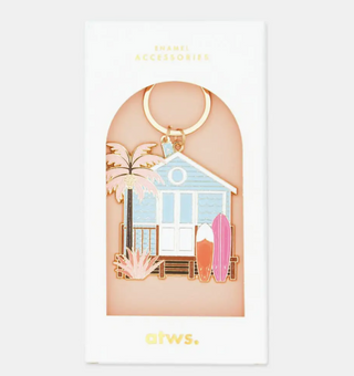 Beach House Keychain