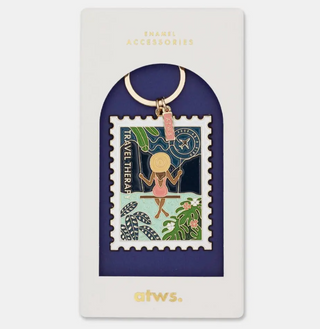 Travel Therapy Swing Keychain