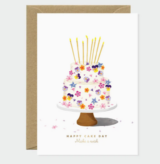Flower Cake Card